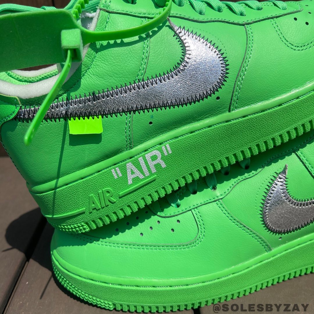 海外 9/9 発売予定！OFF-WHITE × NIKE AIR FORCE 1 LOW “Light Green Spark” (オフホワイト ナイキ エア フォース 1 ロー “ライトグリーンスパーク”) [DX1419-300]