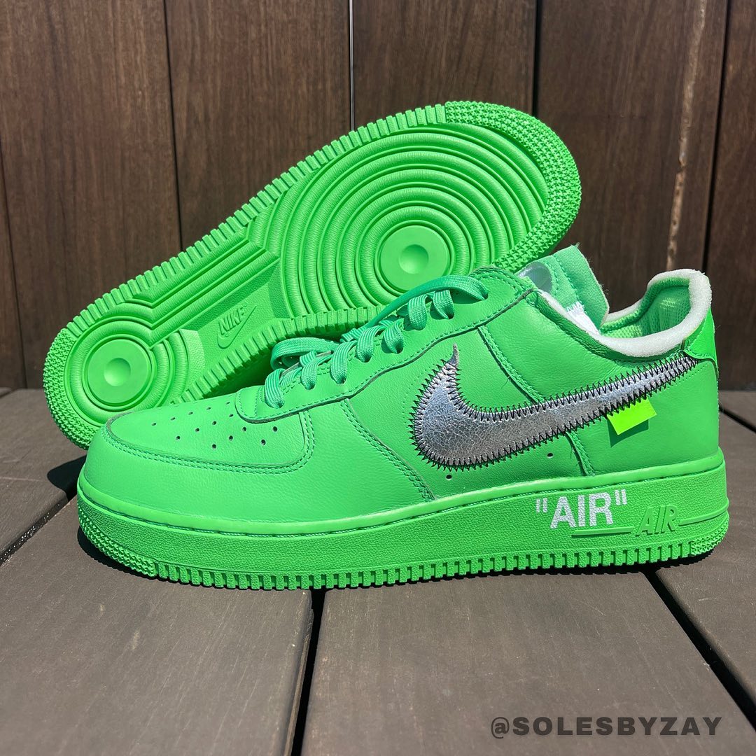 海外 9/9 発売予定！OFF-WHITE × NIKE AIR FORCE 1 LOW “Light Green Spark” (オフホワイト ナイキ エア フォース 1 ロー “ライトグリーンスパーク”) [DX1419-300]