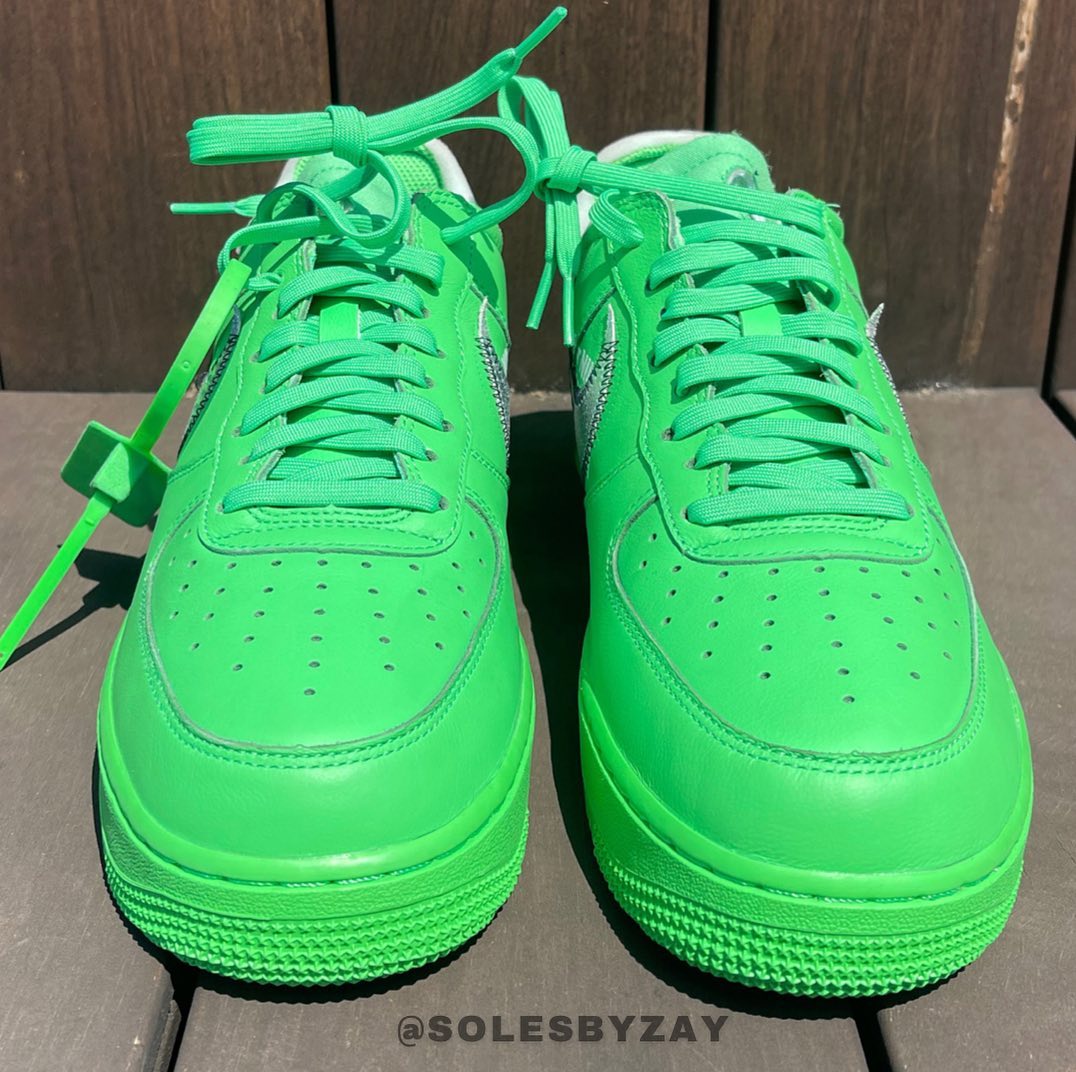 海外 9/9 発売予定！OFF-WHITE × NIKE AIR FORCE 1 LOW “Light Green Spark” (オフホワイト ナイキ エア フォース 1 ロー “ライトグリーンスパーク”) [DX1419-300]