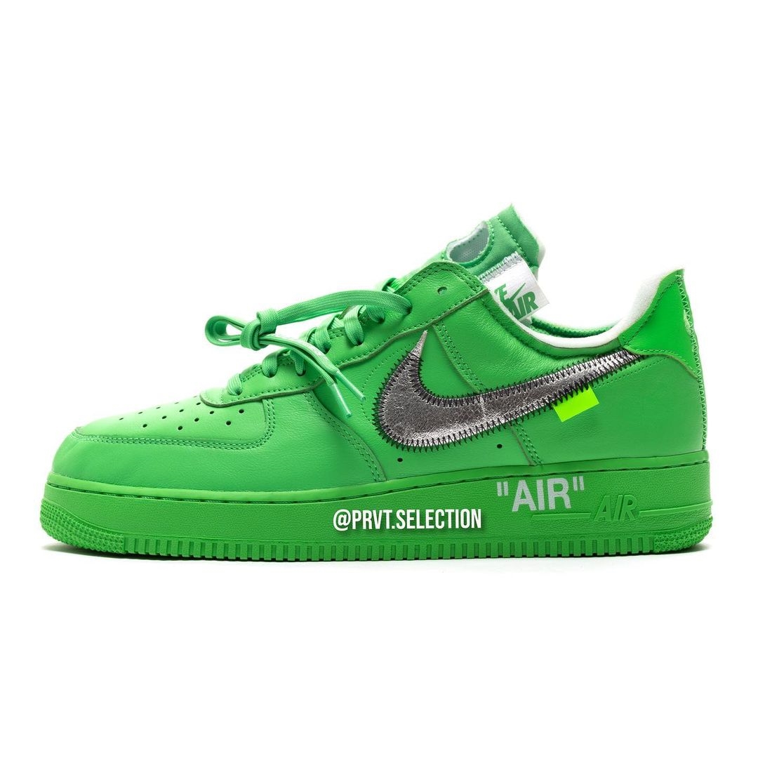 海外 9/9 発売予定！OFF-WHITE × NIKE AIR FORCE 1 LOW “Light Green Spark” (オフホワイト ナイキ エア フォース 1 ロー “ライトグリーンスパーク”) [DX1419-300]