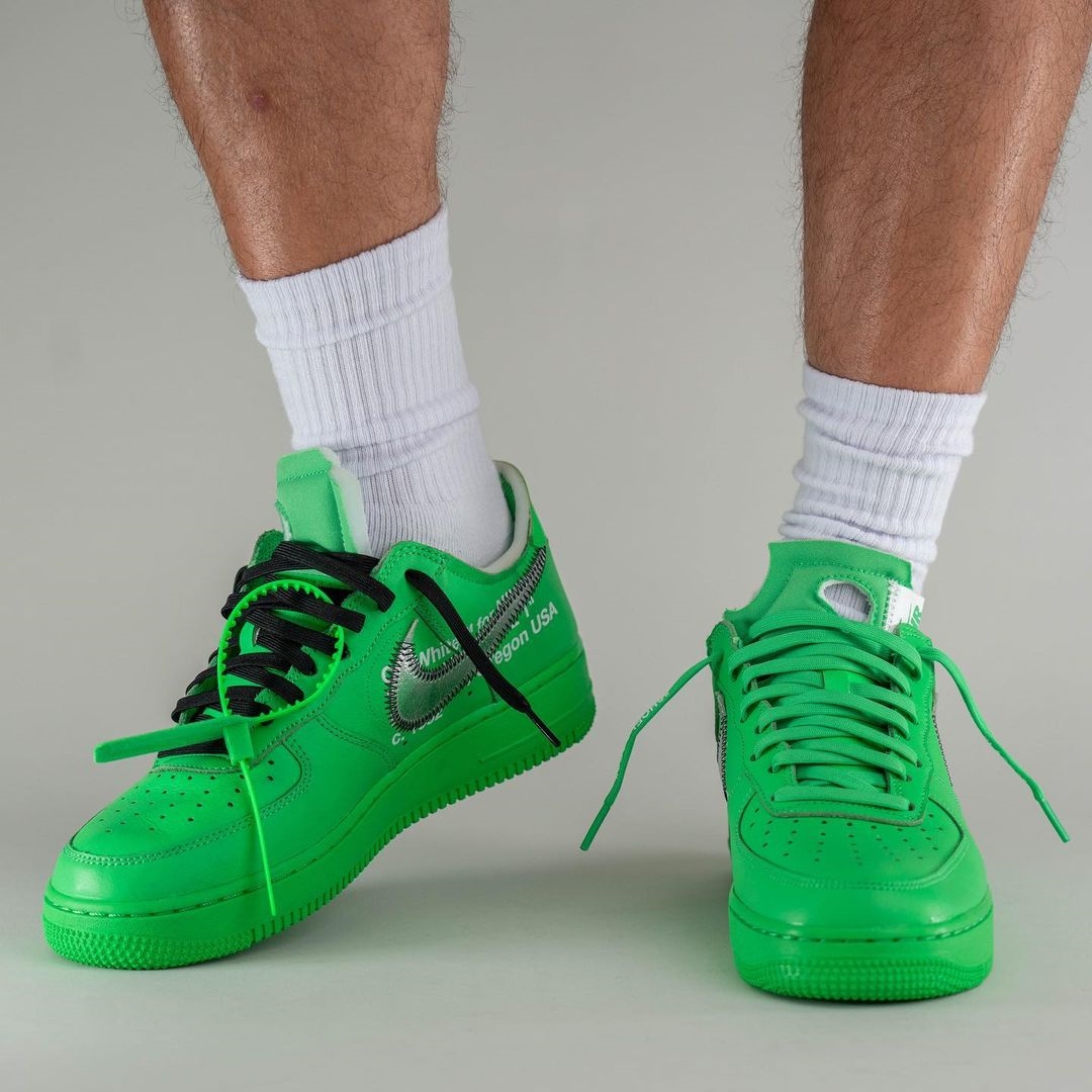 海外 9/9 発売予定！OFF-WHITE × NIKE AIR FORCE 1 LOW “Light Green Spark” (オフホワイト ナイキ エア フォース 1 ロー “ライトグリーンスパーク”) [DX1419-300]