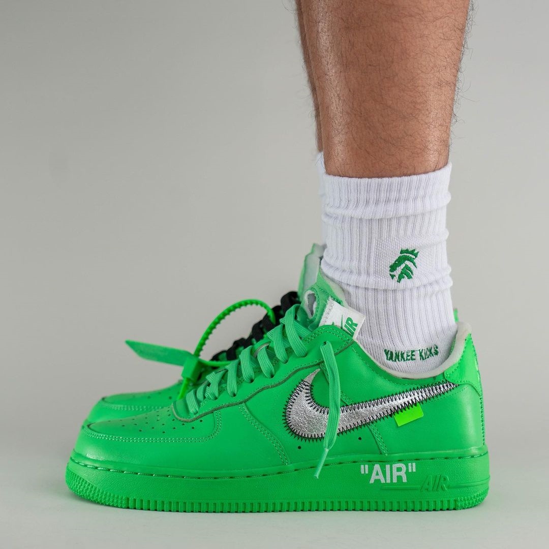 海外 9/9 発売予定！OFF-WHITE × NIKE AIR FORCE 1 LOW “Light Green Spark” (オフホワイト ナイキ エア フォース 1 ロー “ライトグリーンスパーク”) [DX1419-300]