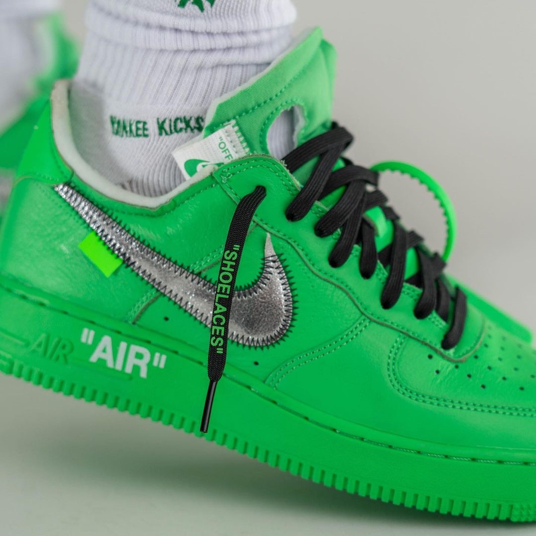 海外 9/9 発売予定！OFF-WHITE × NIKE AIR FORCE 1 LOW “Light Green Spark” (オフホワイト ナイキ エア フォース 1 ロー “ライトグリーンスパーク”) [DX1419-300]