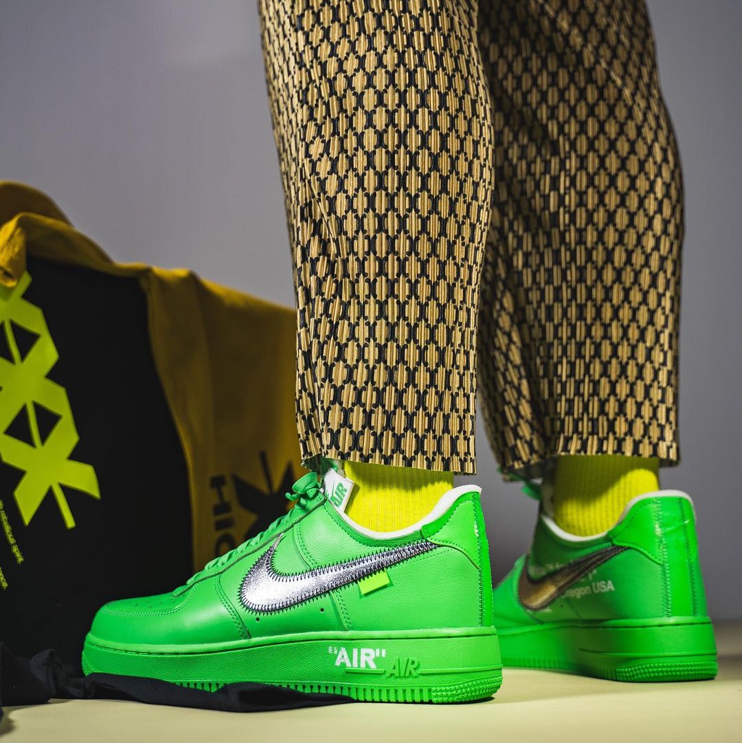 海外 9/9 発売予定！OFF-WHITE × NIKE AIR FORCE 1 LOW “Light Green Spark” (オフホワイト ナイキ エア フォース 1 ロー “ライトグリーンスパーク”) [DX1419-300]