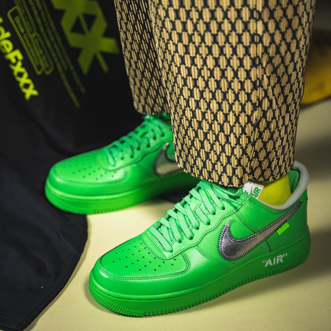 海外 9/9 発売予定！OFF-WHITE × NIKE AIR FORCE 1 LOW “Light Green Spark” (オフホワイト ナイキ エア フォース 1 ロー “ライトグリーンスパーク”) [DX1419-300]