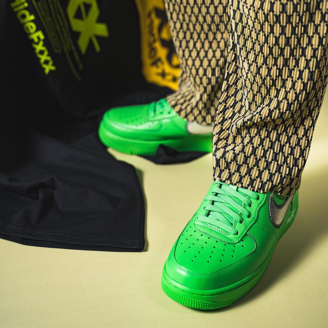 海外 9/9 発売予定！OFF-WHITE × NIKE AIR FORCE 1 LOW “Light Green Spark” (オフホワイト ナイキ エア フォース 1 ロー “ライトグリーンスパーク”) [DX1419-300]