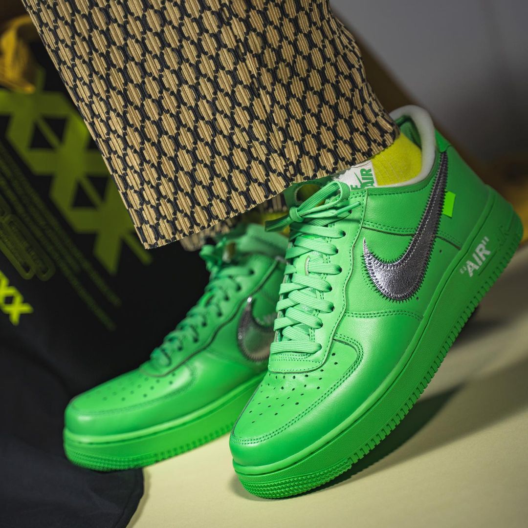 海外 9/9 発売予定！OFF-WHITE × NIKE AIR FORCE 1 LOW “Light Green Spark” (オフホワイト ナイキ エア フォース 1 ロー “ライトグリーンスパーク”) [DX1419-300]