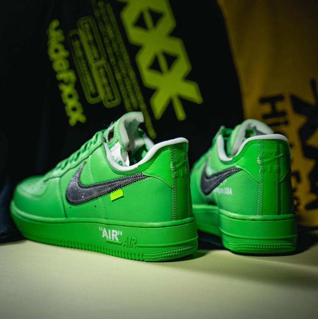 海外 9/9 発売予定！OFF-WHITE × NIKE AIR FORCE 1 LOW “Light Green Spark” (オフホワイト ナイキ エア フォース 1 ロー “ライトグリーンスパーク”) [DX1419-300]