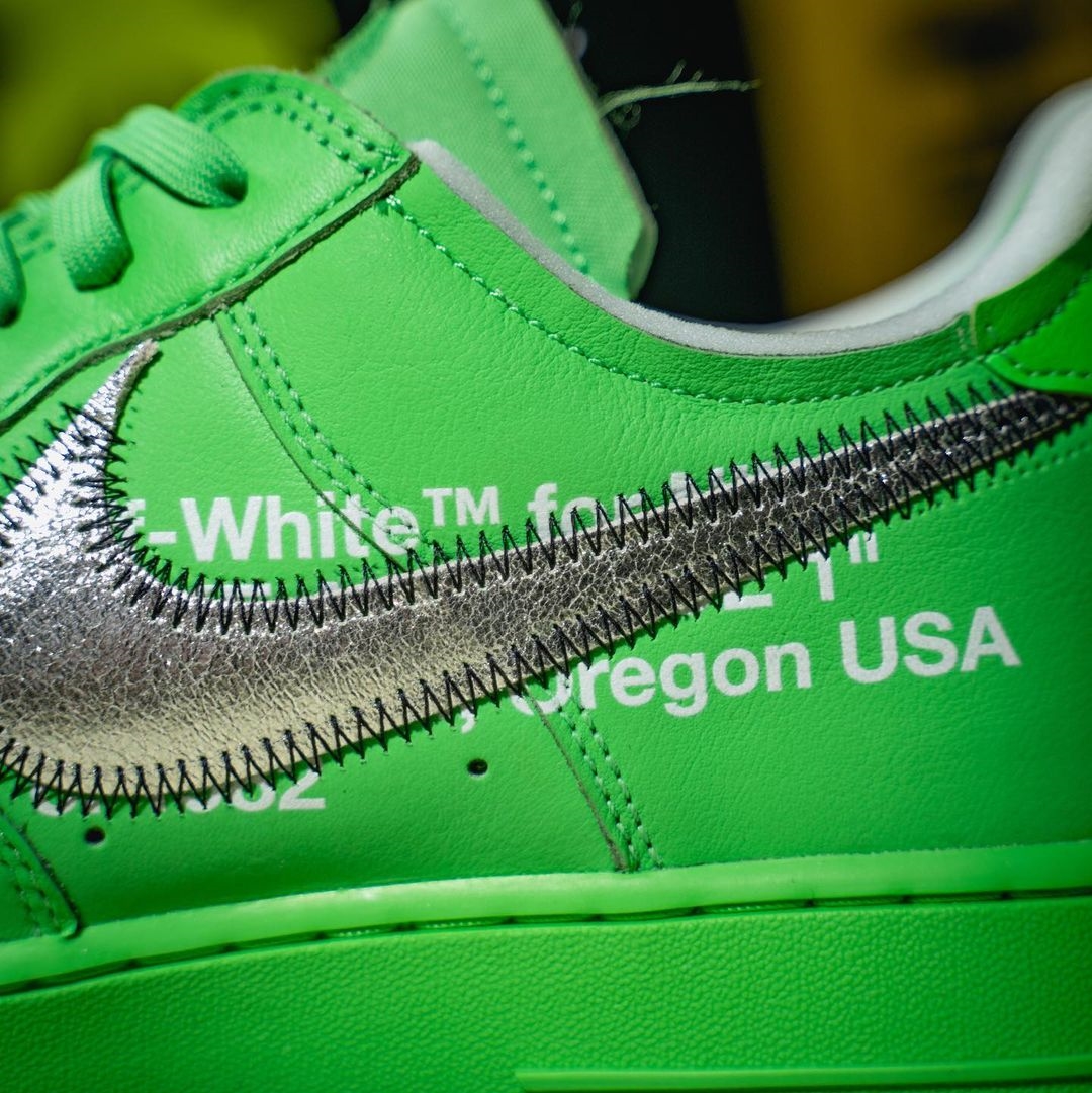 海外 9/9 発売予定！OFF-WHITE × NIKE AIR FORCE 1 LOW “Light Green Spark” (オフホワイト ナイキ エア フォース 1 ロー “ライトグリーンスパーク”) [DX1419-300]