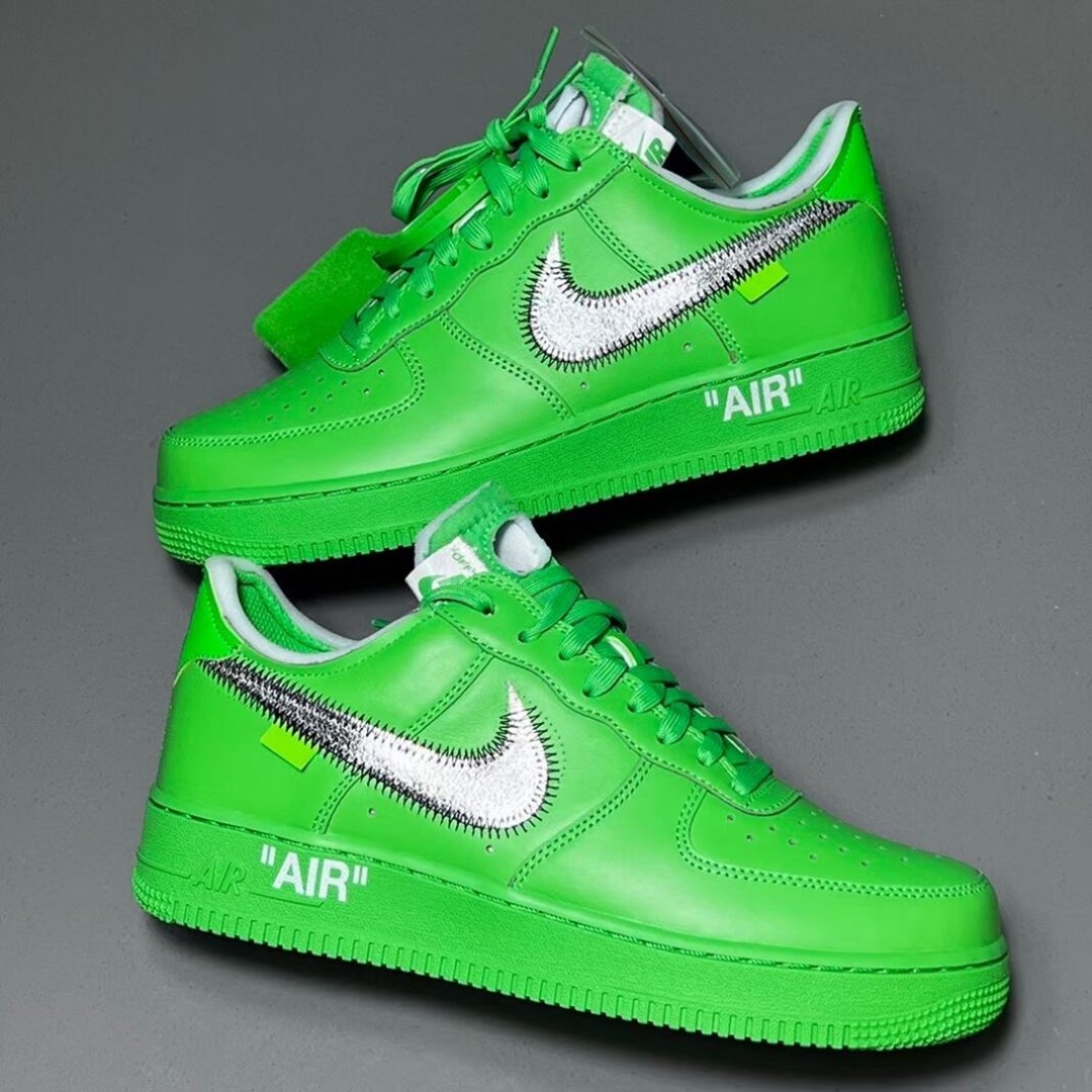 海外 9/9 発売予定！OFF-WHITE × NIKE AIR FORCE 1 LOW “Light Green Spark” (オフホワイト ナイキ エア フォース 1 ロー “ライトグリーンスパーク”) [DX1419-300]