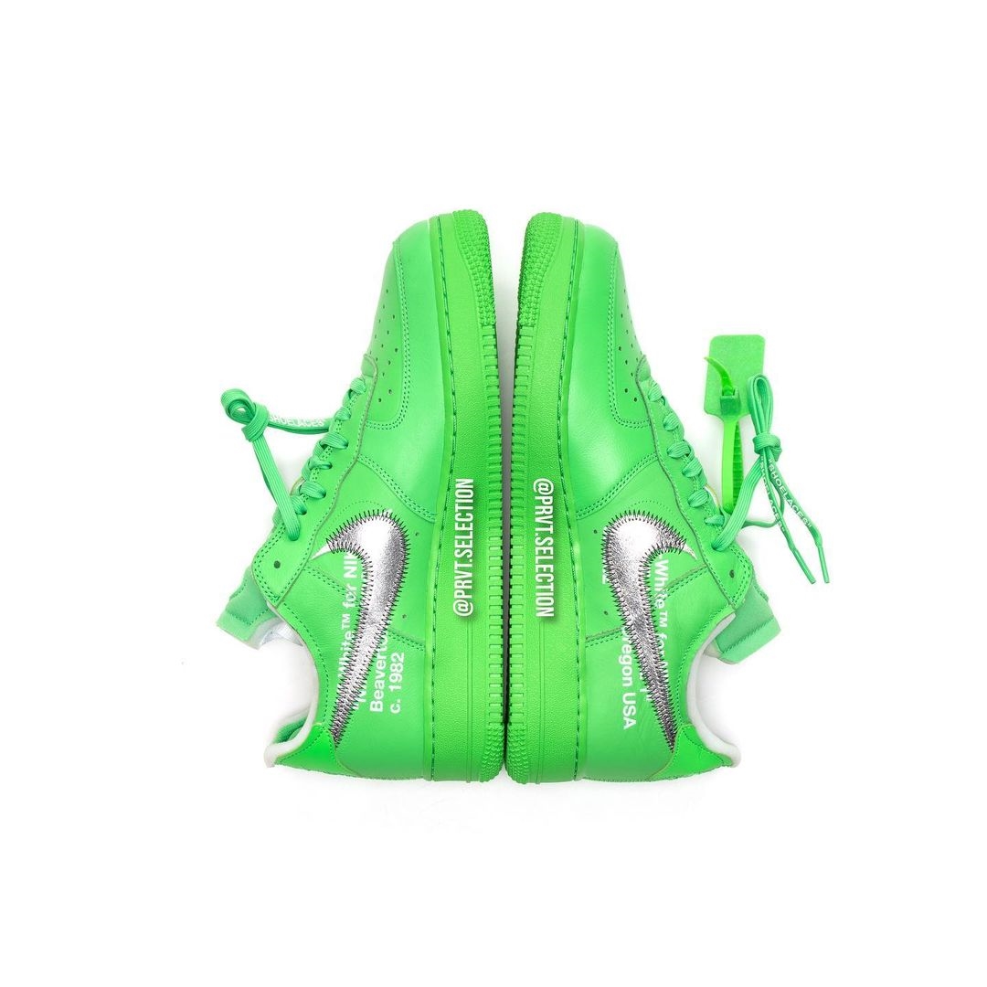 海外 9/9 発売予定！OFF-WHITE × NIKE AIR FORCE 1 LOW “Light Green Spark” (オフホワイト ナイキ エア フォース 1 ロー “ライトグリーンスパーク”) [DX1419-300]