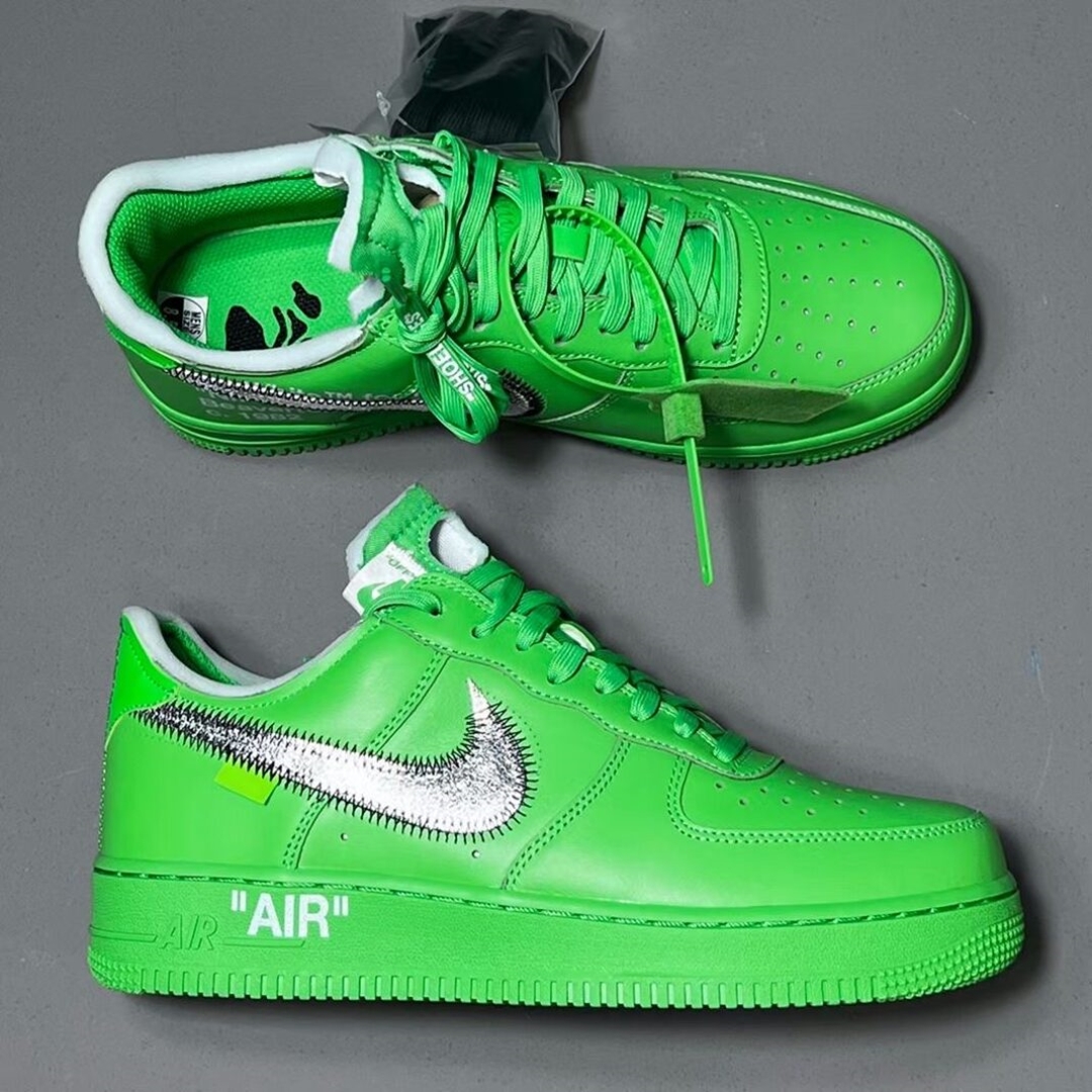 海外 9/9 発売予定！OFF-WHITE × NIKE AIR FORCE 1 LOW “Light Green Spark” (オフホワイト ナイキ エア フォース 1 ロー “ライトグリーンスパーク”) [DX1419-300]