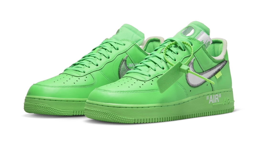 海外 9/9 発売予定！OFF-WHITE × NIKE AIR FORCE 1 LOW “Light Green Spark” (オフホワイト ナイキ エア フォース 1 ロー “ライトグリーンスパーク”) [DX1419-300]