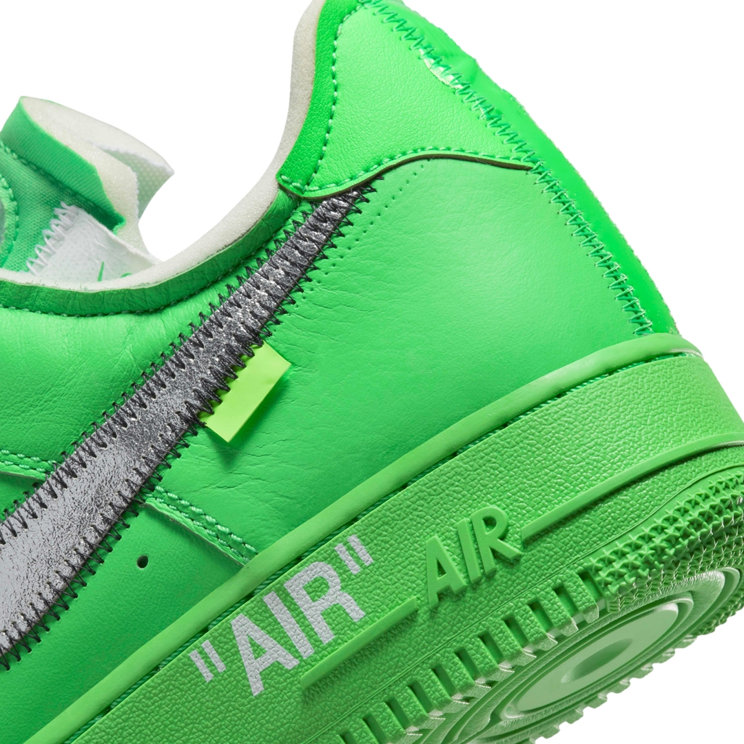 海外 9/9 発売予定！OFF-WHITE × NIKE AIR FORCE 1 LOW “Light Green Spark” (オフホワイト ナイキ エア フォース 1 ロー “ライトグリーンスパーク”) [DX1419-300]