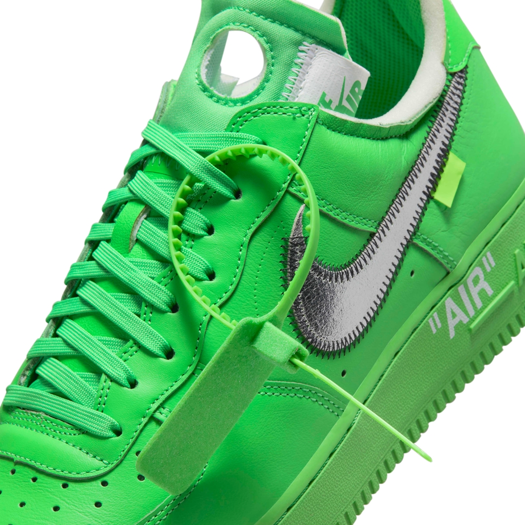 海外 9/9 発売予定！OFF-WHITE × NIKE AIR FORCE 1 LOW “Light Green Spark” (オフホワイト ナイキ エア フォース 1 ロー “ライトグリーンスパーク”) [DX1419-300]