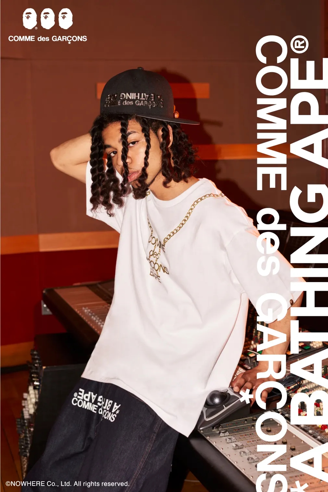 COMME des GARCONS × A BATHING APE 2022 最新アイテムが4/29 発売 (コム デ ギャルソン ア ベイシング エイプ)