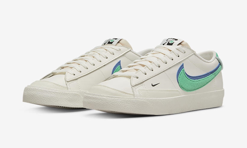 2022年 発売予定！ナイキ ブレーザー ロー 77 “ダブルスウッシュ/ホワイト/グリーン” (NIKE BLAZER LOW 77 “Double Swoosh/White/Green”) [DO9777-001]