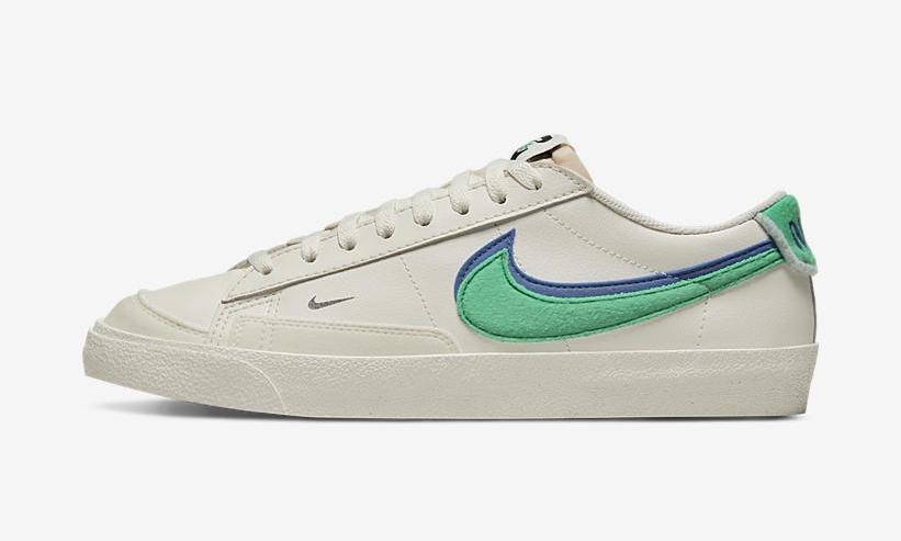 2022年 発売予定！ナイキ ブレーザー ロー 77 “ダブルスウッシュ/ホワイト/グリーン” (NIKE BLAZER LOW 77 “Double Swoosh/White/Green”) [DO9777-001]