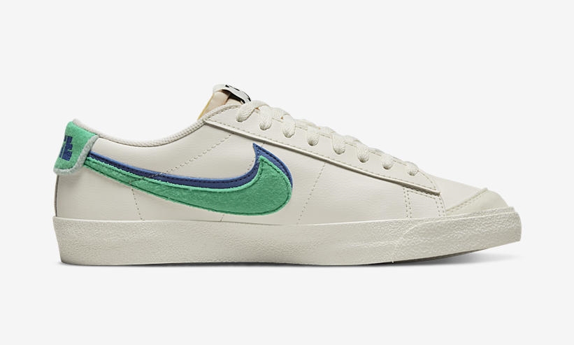 2022年 発売予定！ナイキ ブレーザー ロー 77 “ダブルスウッシュ/ホワイト/グリーン” (NIKE BLAZER LOW 77 “Double Swoosh/White/Green”) [DO9777-001]