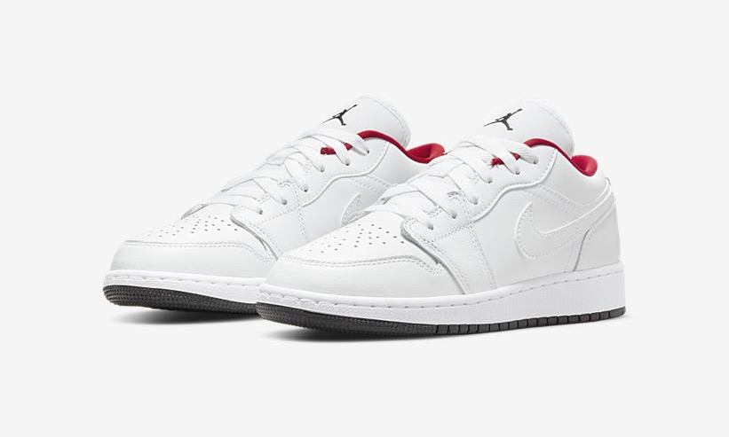 2022年 発売予定！ナイキ GS エア ジョーダン 1 ロー “ホワイト/レッド” (NIKE GS AIR JORDAN 1 LOW “White/Red”) [553560-164]