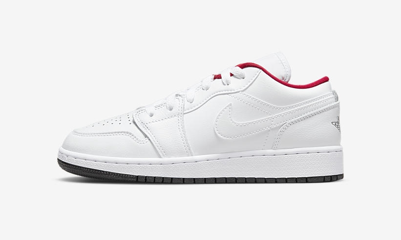 2022年 発売予定！ナイキ GS エア ジョーダン 1 ロー “ホワイト/レッド” (NIKE GS AIR JORDAN 1 LOW “White/Red”) [553560-164]