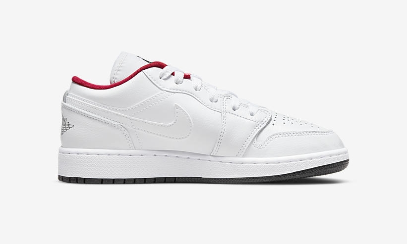 2022年 発売予定！ナイキ GS エア ジョーダン 1 ロー “ホワイト/レッド” (NIKE GS AIR JORDAN 1 LOW “White/Red”) [553560-164]