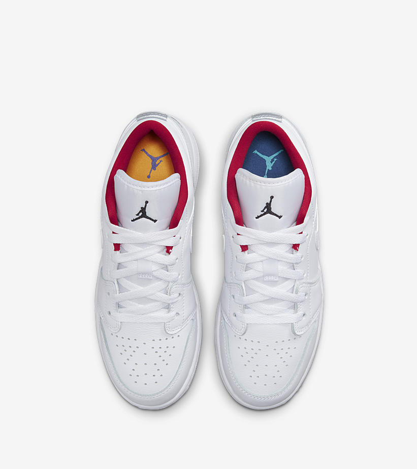 2022年 発売予定！ナイキ GS エア ジョーダン 1 ロー “ホワイト/レッド” (NIKE GS AIR JORDAN 1 LOW “White/Red”) [553560-164]