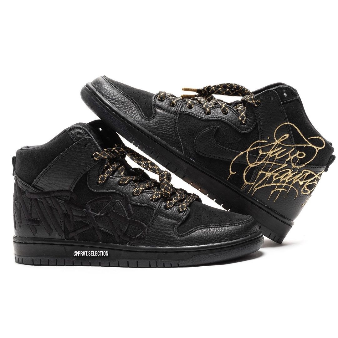 【国内 8/29 発売】ファウスト × ナイキ SB ダンク ハイ プロ QS “ブラック/メタリックゴールド” (Faust NIKE SB DUNK HIGH PRO QS “Black/Metallic Gold”) [DH7755-001]