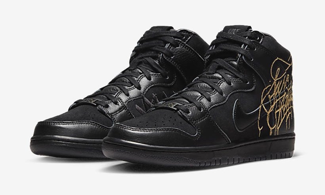 【国内 8/29 発売】ファウスト × ナイキ SB ダンク ハイ プロ QS “ブラック/メタリックゴールド” (Faust NIKE SB DUNK HIGH PRO QS “Black/Metallic Gold”) [DH7755-001]