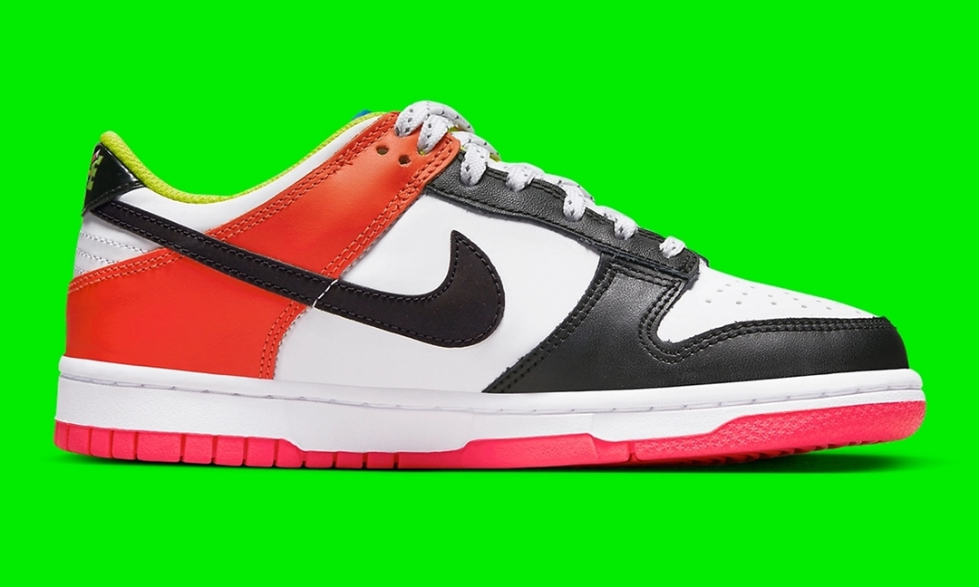 2022年 発売予定！ナイキ GS ダンク ロー “カートウィール/ブラック/オレンジ” (NIKE GS DUNK LOW “Cartwheel/Black/Orange”) [DV1752-101]