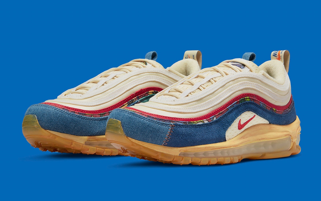 2022年 発売予定！ナイキ エア マックス 97 “ビンテージデニム/セイル/レッド” (NIKE AIR MAX 97 “Vintage Denim/Sail/Red”)