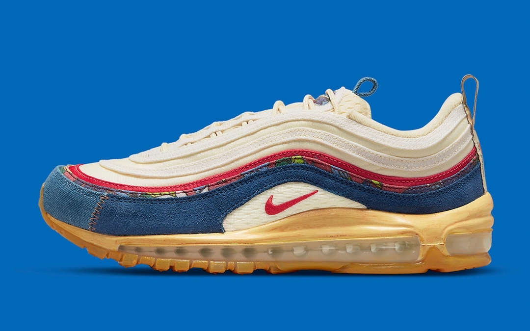 2022年 発売予定！ナイキ エア マックス 97 “ビンテージデニム/セイル/レッド” (NIKE AIR MAX 97 “Vintage Denim/Sail/Red”)