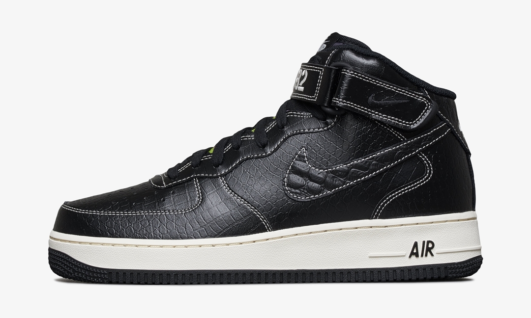 【国内 5/22 発売】ナイキ エア フォース 1 07 ミッド LX “アウアフォース1/ブラック/ペールアイボリー” (NIKE AIR FORCE 1 07 MID LX “OUR FORCE 1/Black/Pale Ivory”) [DV1029-010]