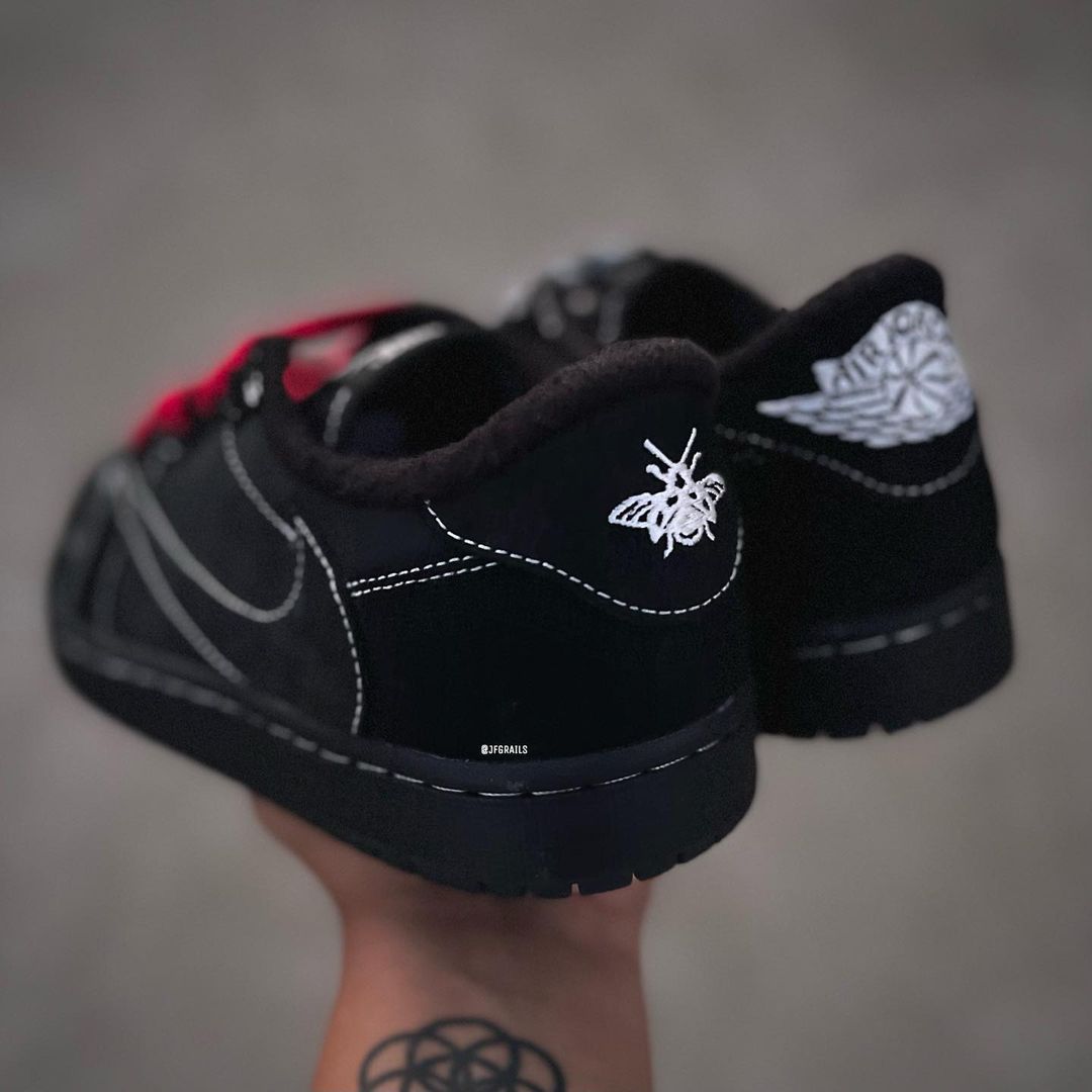 【国内 12/15 発売】トラビス・スコット × ナイキ エア ジョーダン 1 ロー OG “ブラック/ファントム” (TRAVIS SCOTT NIKE AIR JORDAN 1 LOW OG “Black/Phantom”) [DM7866-001]