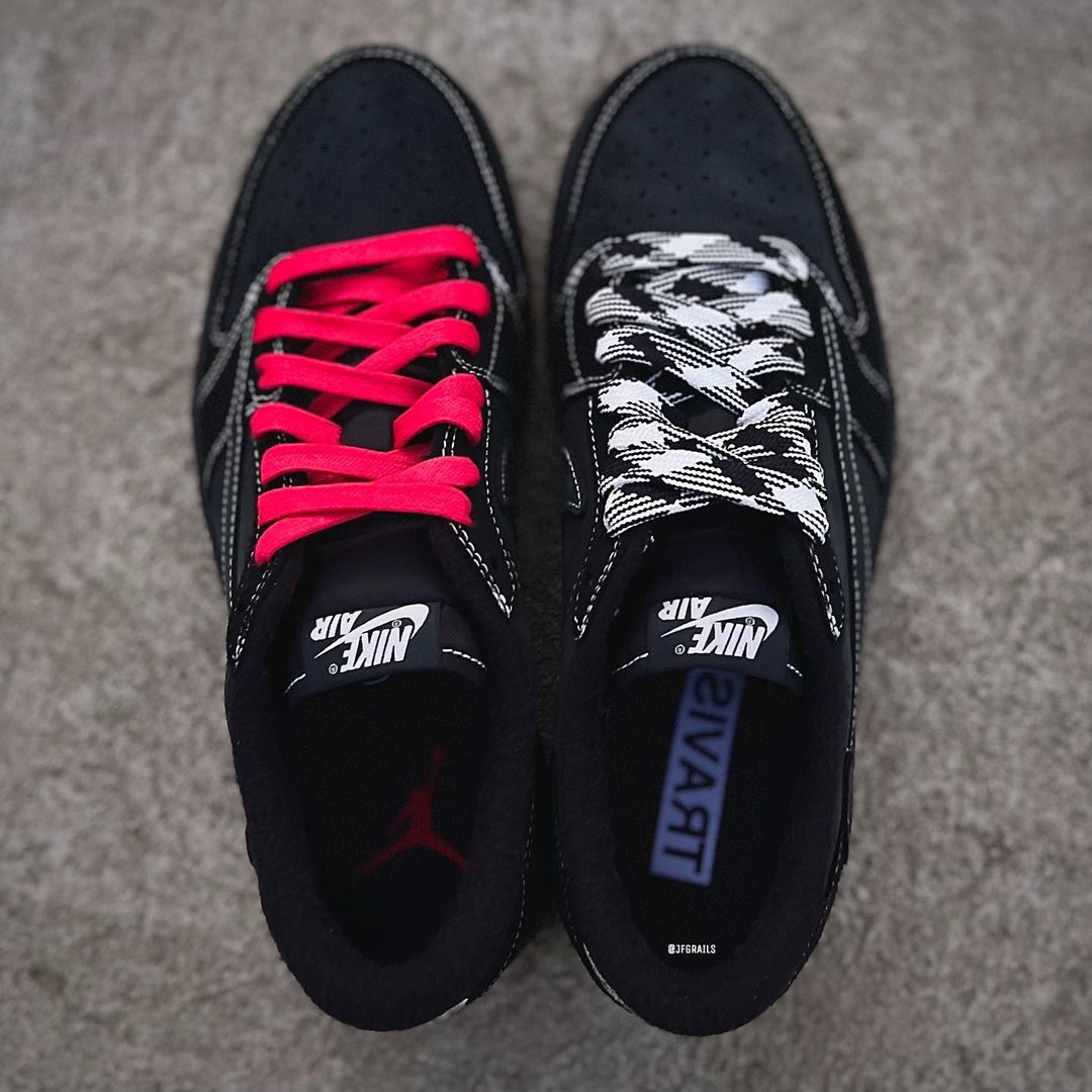 【国内 12/15 発売】トラビス・スコット × ナイキ エア ジョーダン 1 ロー OG “ブラック/ファントム” (TRAVIS SCOTT NIKE AIR JORDAN 1 LOW OG “Black/Phantom”) [DM7866-001]