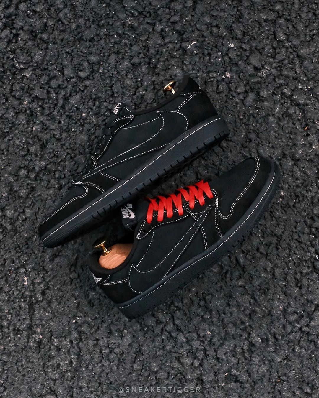 【国内 12/15 発売】トラビス・スコット × ナイキ エア ジョーダン 1 ロー OG “ブラック/ファントム” (TRAVIS SCOTT NIKE AIR JORDAN 1 LOW OG “Black/Phantom”) [DM7866-001]