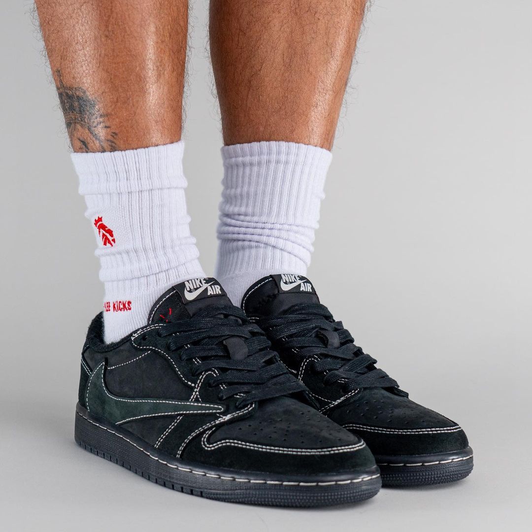 【国内 12/15 発売】トラビス・スコット × ナイキ エア ジョーダン 1 ロー OG “ブラック/ファントム” (TRAVIS SCOTT NIKE AIR JORDAN 1 LOW OG “Black/Phantom”) [DM7866-001]