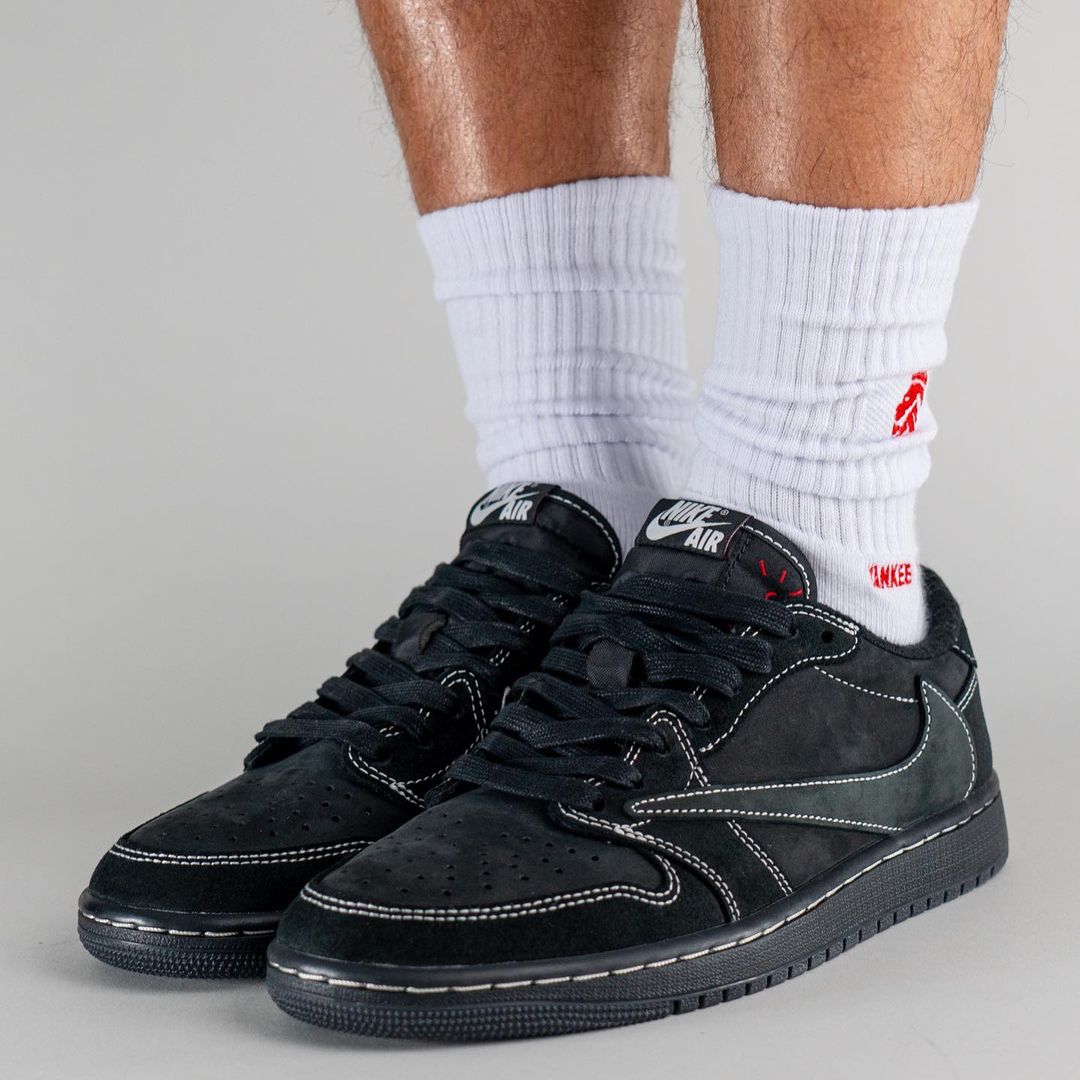 【国内 12/15 発売】トラビス・スコット × ナイキ エア ジョーダン 1 ロー OG “ブラック/ファントム” (TRAVIS SCOTT NIKE AIR JORDAN 1 LOW OG “Black/Phantom”) [DM7866-001]