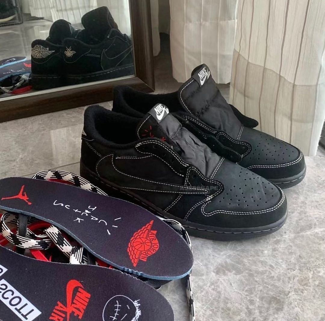 【国内 12/15 発売】トラビス・スコット × ナイキ エア ジョーダン 1 ロー OG “ブラック/ファントム” (TRAVIS SCOTT NIKE AIR JORDAN 1 LOW OG “Black/Phantom”) [DM7866-001]