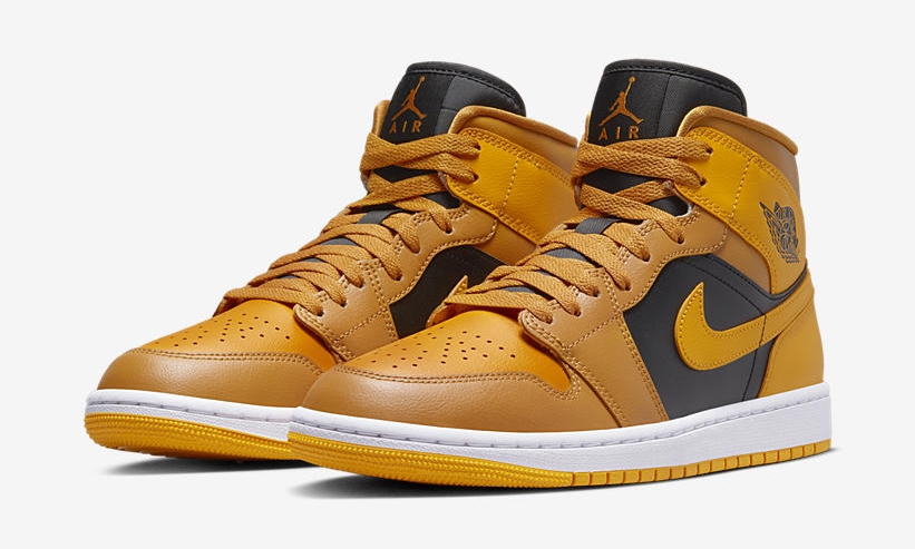 【国内 8/5 発売】ナイキ ウィメンズ エア ジョーダン 1 ミッド “ユニバーシティゴールド” (NIKE WMNS AIR JORDAN 1 MID “University Gold”) [BQ6472-700]