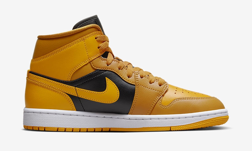 【国内 8/5 発売】ナイキ ウィメンズ エア ジョーダン 1 ミッド “ユニバーシティゴールド” (NIKE WMNS AIR JORDAN 1 MID “University Gold”) [BQ6472-700]