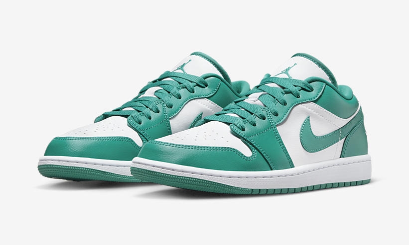 【国内 7/7 発売】ナイキ ウィメンズ エア ジョーダン 1 ロー “ホワイト/ターコイズ” (NIKE WMNS AIR JORDAN 1 LOW “White/Turquoise”) [DC0774-132]