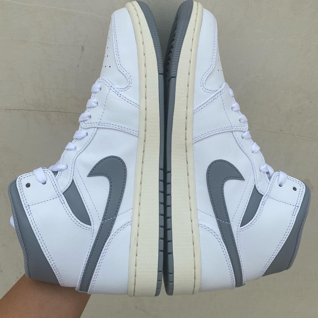 【国内 7/23 発売】ナイキ エア ジョーダン 1 ミッド “ビンテージグレー” (NIKE AIR JORDAN 1 MID “Vintage Grey”) [554724-135]