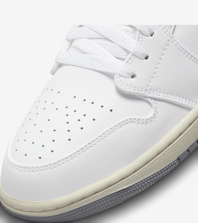 【国内 7/23 発売】ナイキ エア ジョーダン 1 ミッド “ビンテージグレー” (NIKE AIR JORDAN 1 MID “Vintage Grey”) [554724-135]