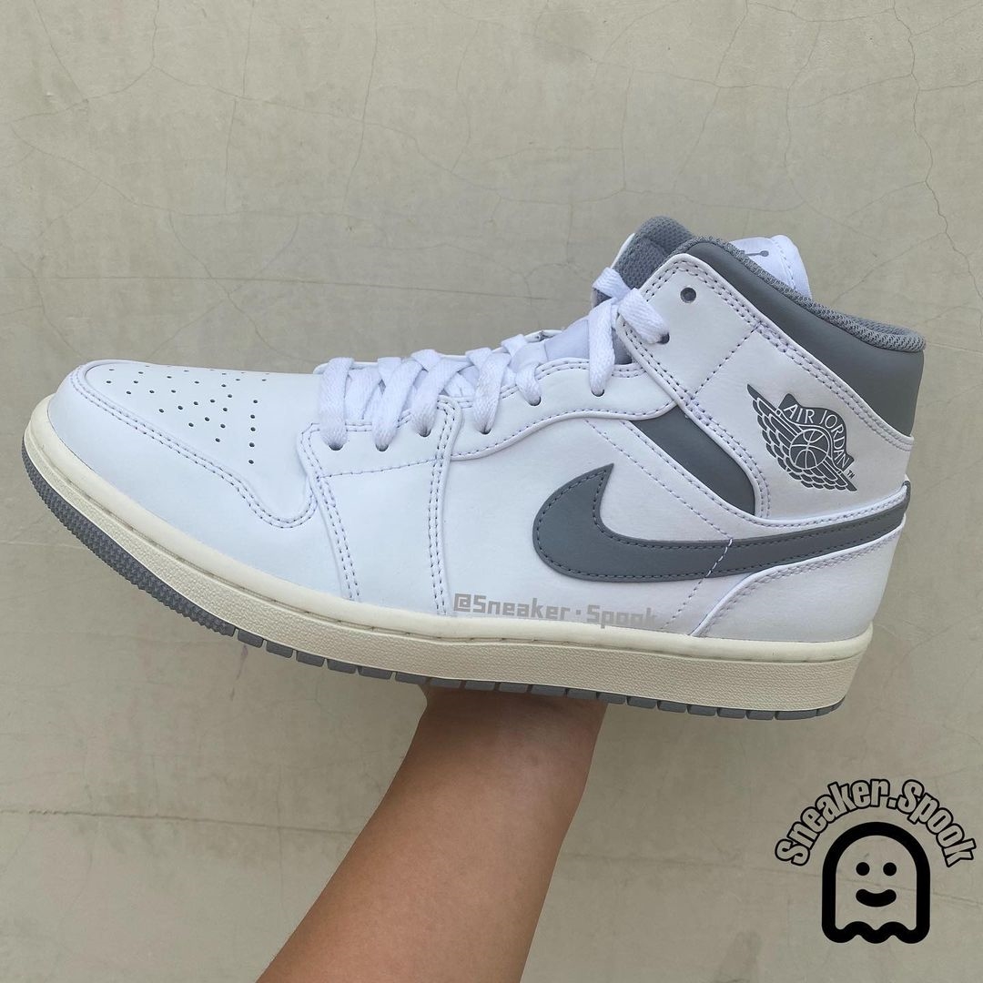 【国内 7/23 発売】ナイキ エア ジョーダン 1 ミッド “ビンテージグレー” (NIKE AIR JORDAN 1 MID “Vintage Grey”) [554724-135]
