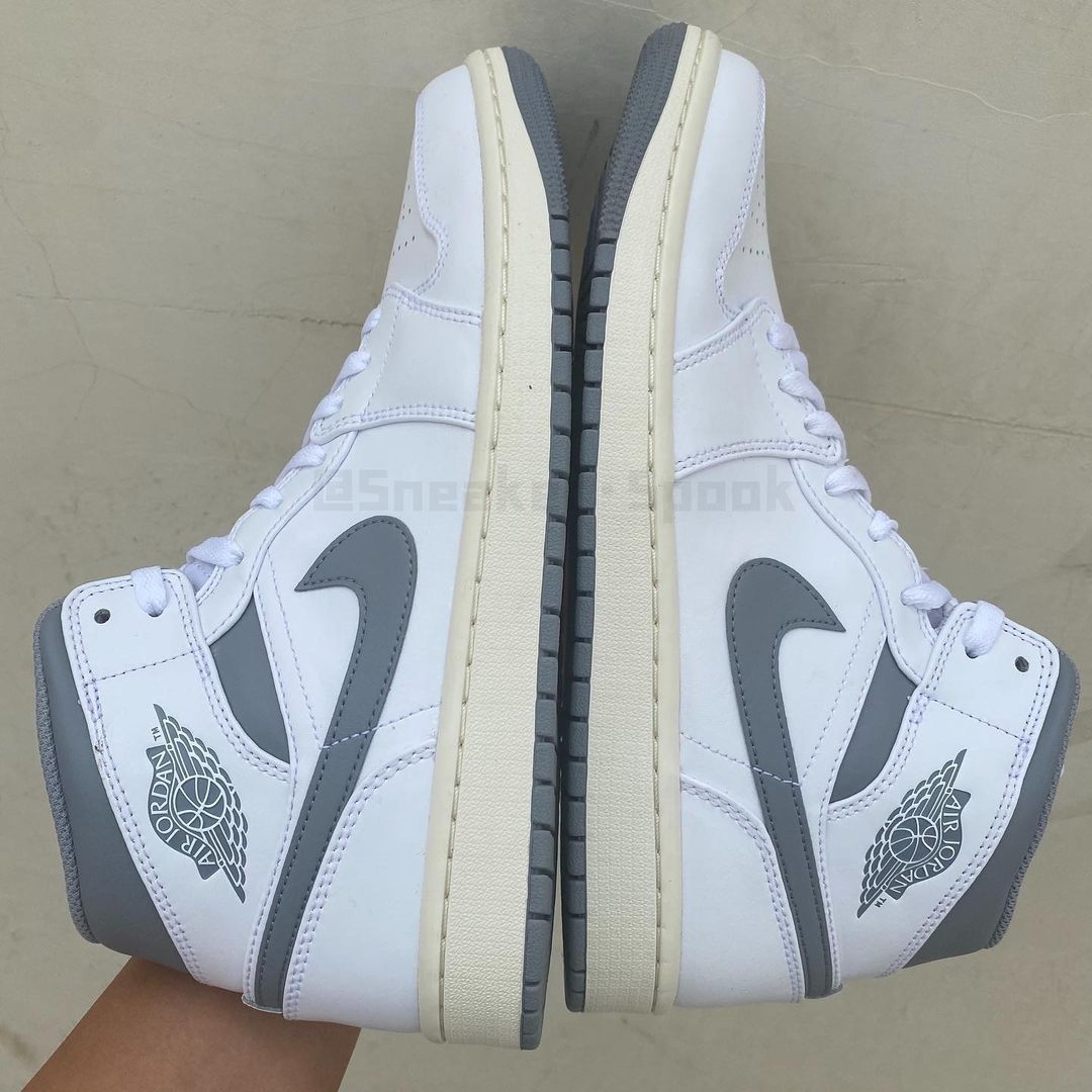 【国内 7/23 発売】ナイキ エア ジョーダン 1 ミッド “ビンテージグレー” (NIKE AIR JORDAN 1 MID “Vintage Grey”) [554724-135]
