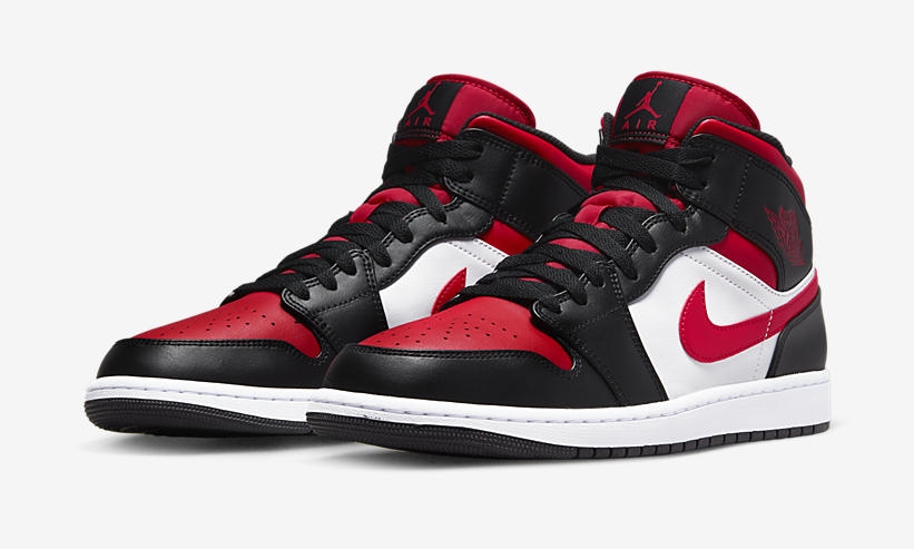 2022年 発売予定！ナイキ エア ジョーダン 1 ミッド “オルタネイト ブレッドトゥ” (NIKE AIR JORDAN 1 MID “Alternate Bred Toe”) [554724-079/554725-079]