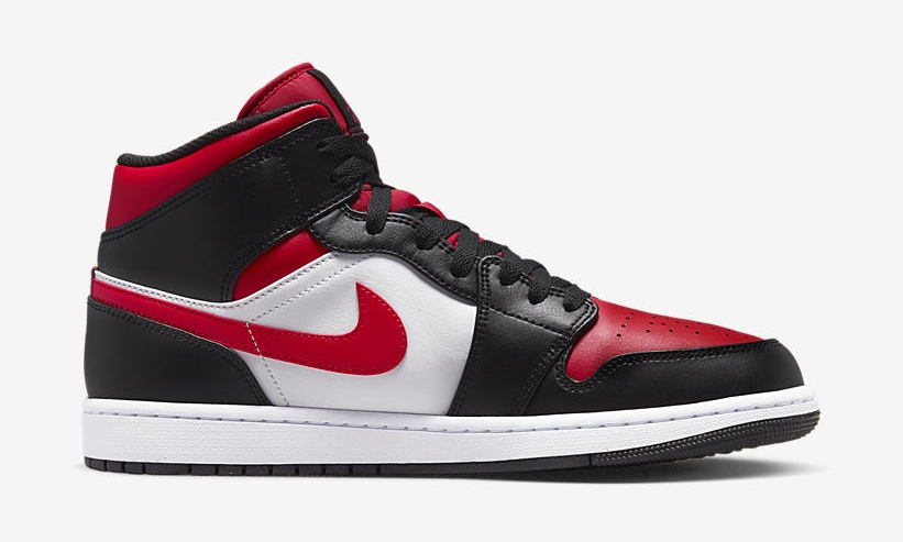 【国内 7/1 発売】ナイキ エア ジョーダン 1 ミッド “オルタネイト ブレッドトゥ” (NIKE AIR JORDAN 1 MID “Alternate Bred Toe”) [554724-079/554725-079]