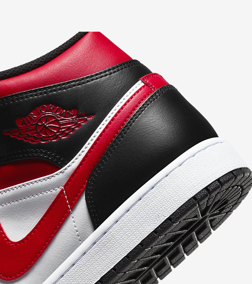 【国内 7/1 発売】ナイキ エア ジョーダン 1 ミッド “オルタネイト ブレッドトゥ” (NIKE AIR JORDAN 1 MID “Alternate Bred Toe”) [554724-079/554725-079]