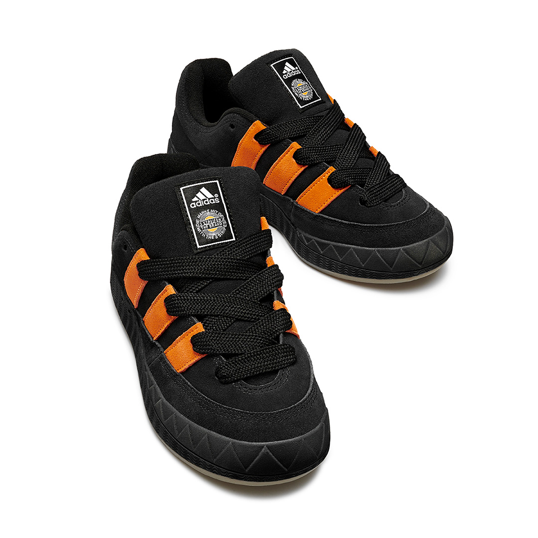 【国内 5/14 発売】Jamal Smith × adidas ADIMATIC “Core Black/Orange” (ジャマール・スミス アディダス アディマティック “ブラック/オレンジ”) [GX8976]